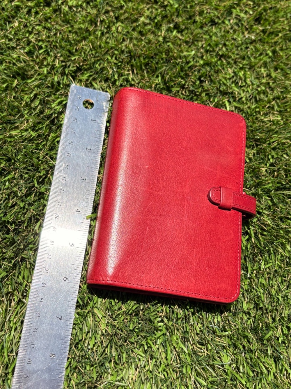 Vintage Coach Red Leather Agenda - Picture 5 of 6